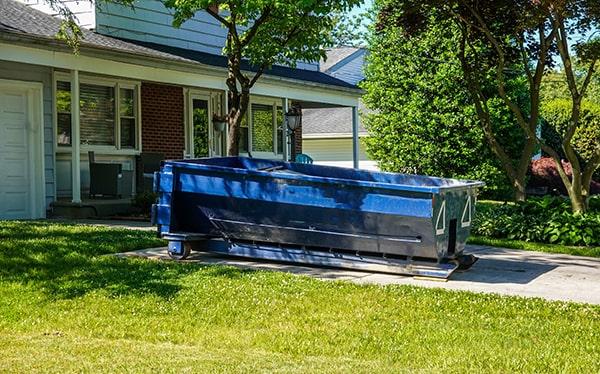 we offer residential dumpsters in various sizes to accommodate different needs